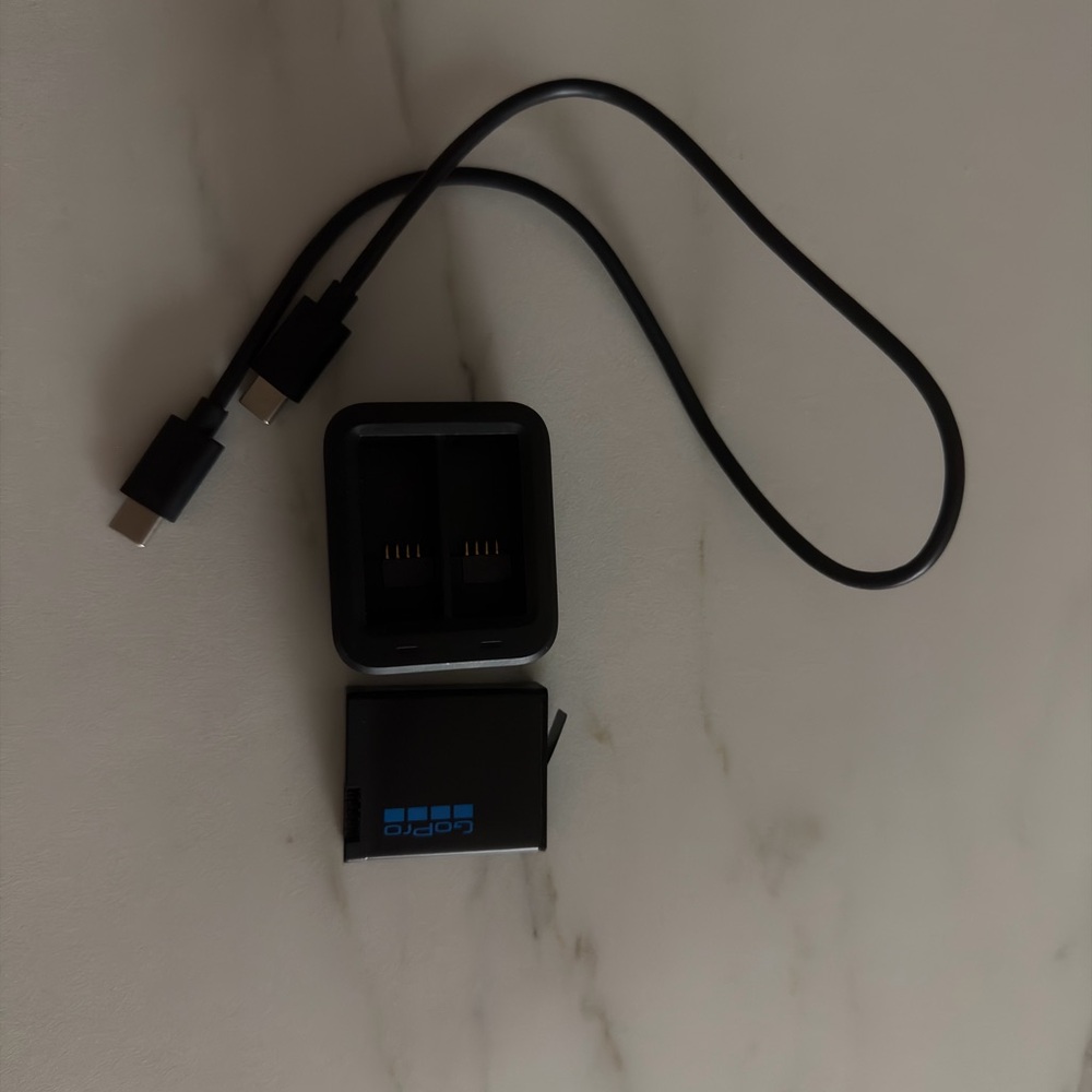 GoPro Black Dual Battery Charger with USB Cable